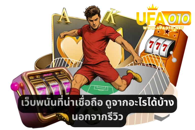 เว็บพนันที่น่าเชื่อถือ ดูจากอะไรได้บ้างนอกจากรีวิว