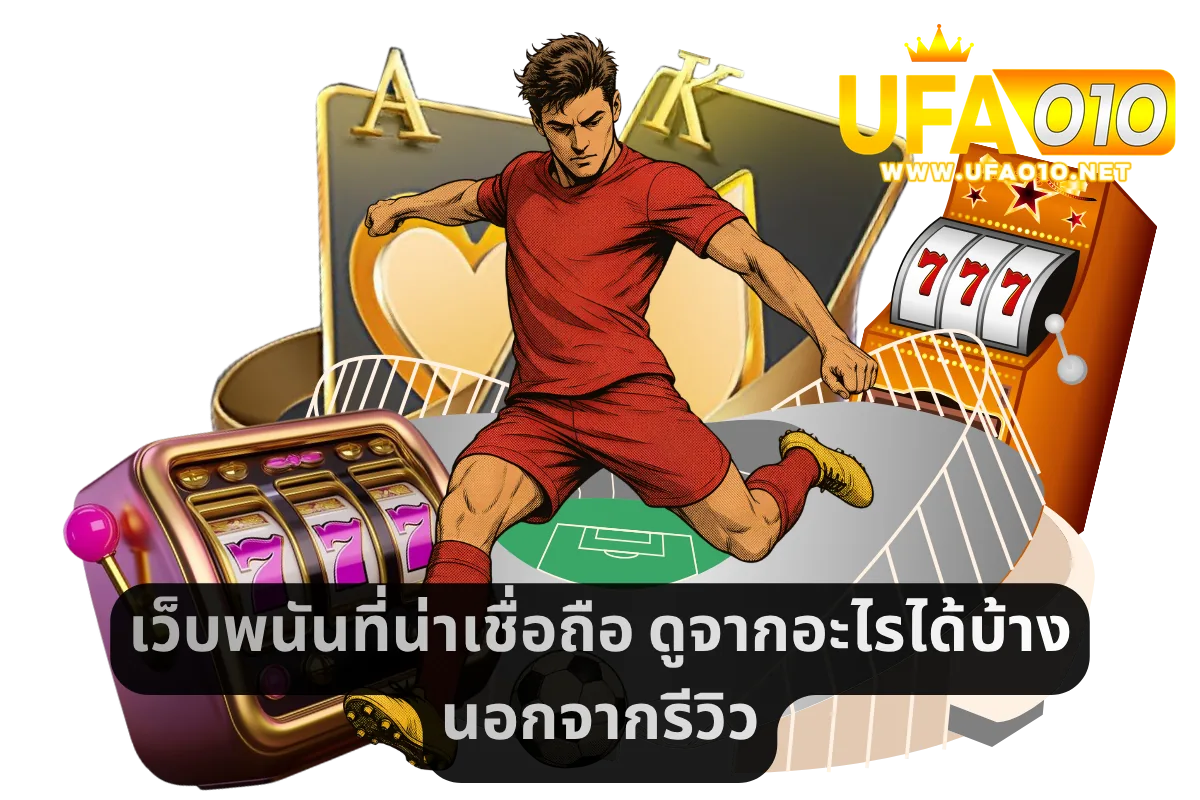 เว็บพนันที่น่าเชื่อถือ ดูจากอะไรได้บ้างนอกจากรีวิว